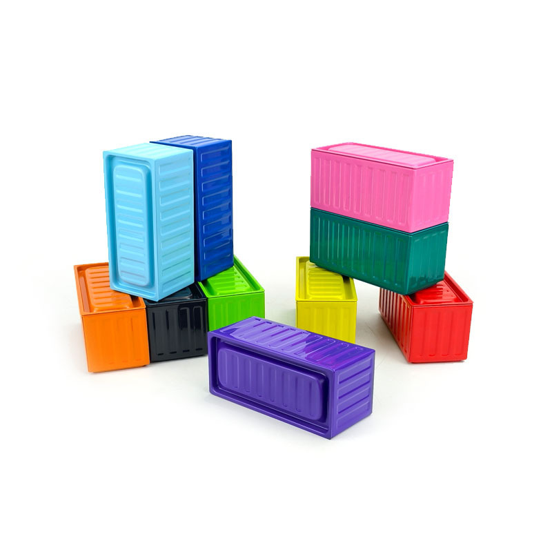 Mini Small Container Gift Tin Box Tin Can Model Desktop Ornament Storage Box Iron Art Creative Container Packaging