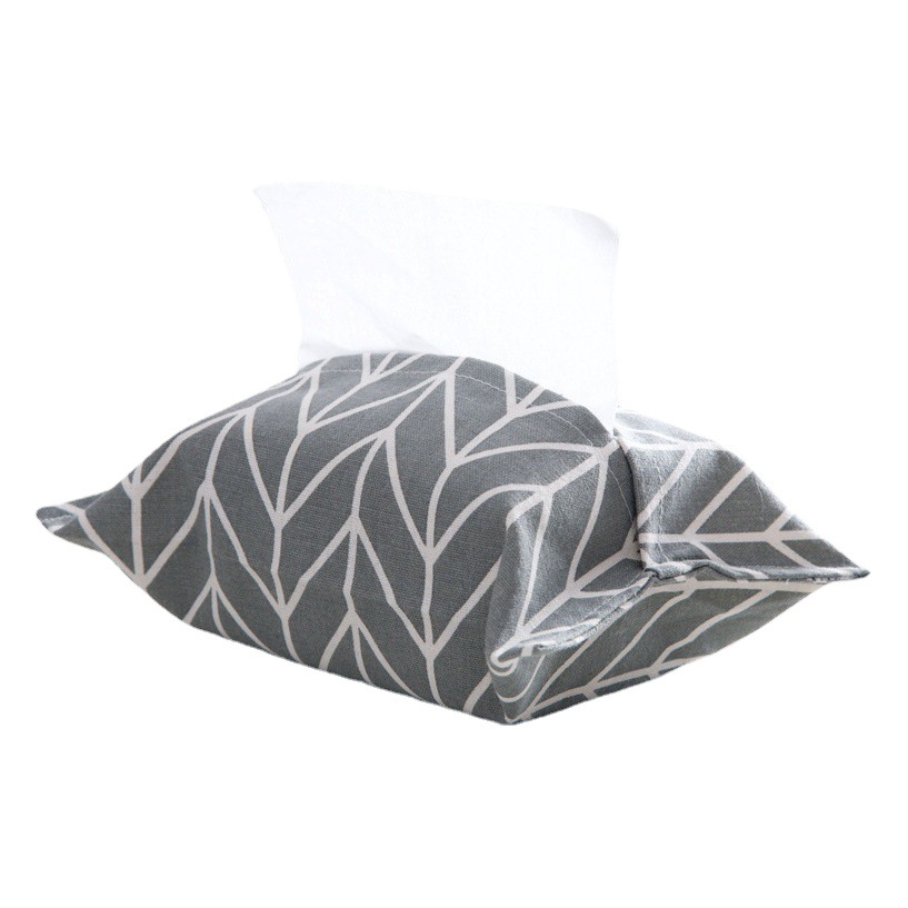 Household cotton and linen tissue pumping paper bag car pumping paper box toilet sanitary paper bag wholesale black tissue box factory