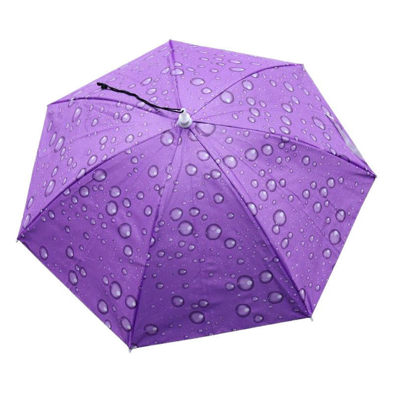 Picture of Wholesale Umbrella Hat Head-Mounted Sunshade Umbrella Fishing Hat Umbrella Sun Protection and Rainproof Overhead Outdoor Fishing Hat Umbrella