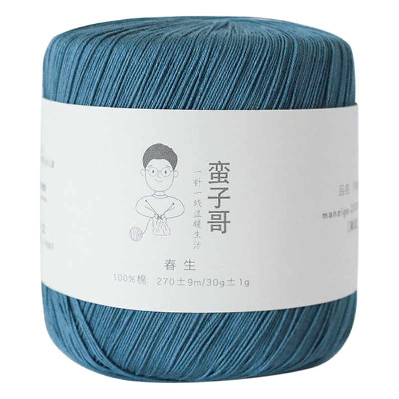 Man Zi Ge Chunsheng Pure Cotton Fine Line No.8 Lace Line Crochet Fine Wool Cotton Line Group Hand-knitted Stick Line