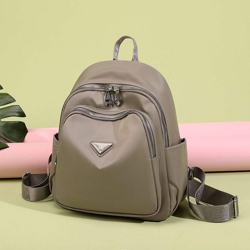 Picture of Backpack Women's 2024 New Simple All-match Nylon Cloth Travel Bag Casual Lightweight Large Capacity Backpack