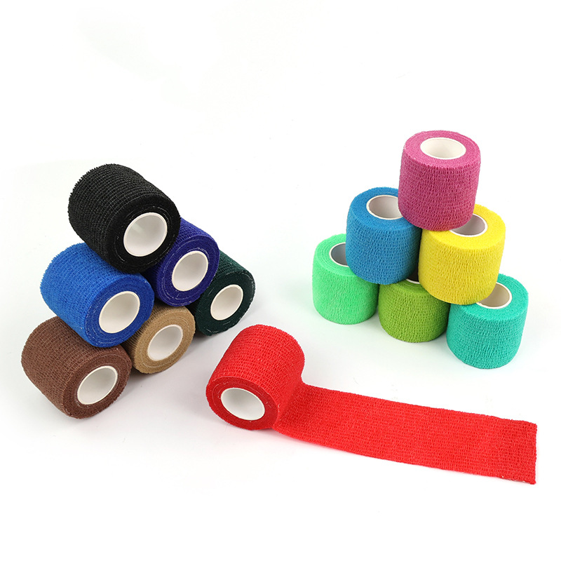 Picture of Factory direct elastic bandage non-woven tattoo sports bandage elastic bandage self-adhesive bandage