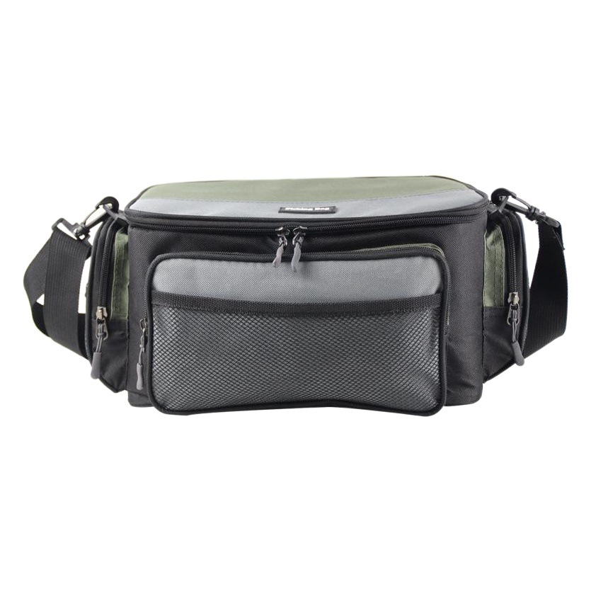 In stock contrast color Square Luya bag outdoor Luya fishing gear bag fishing wheel accessories bag cross-border dedicated F81 Square