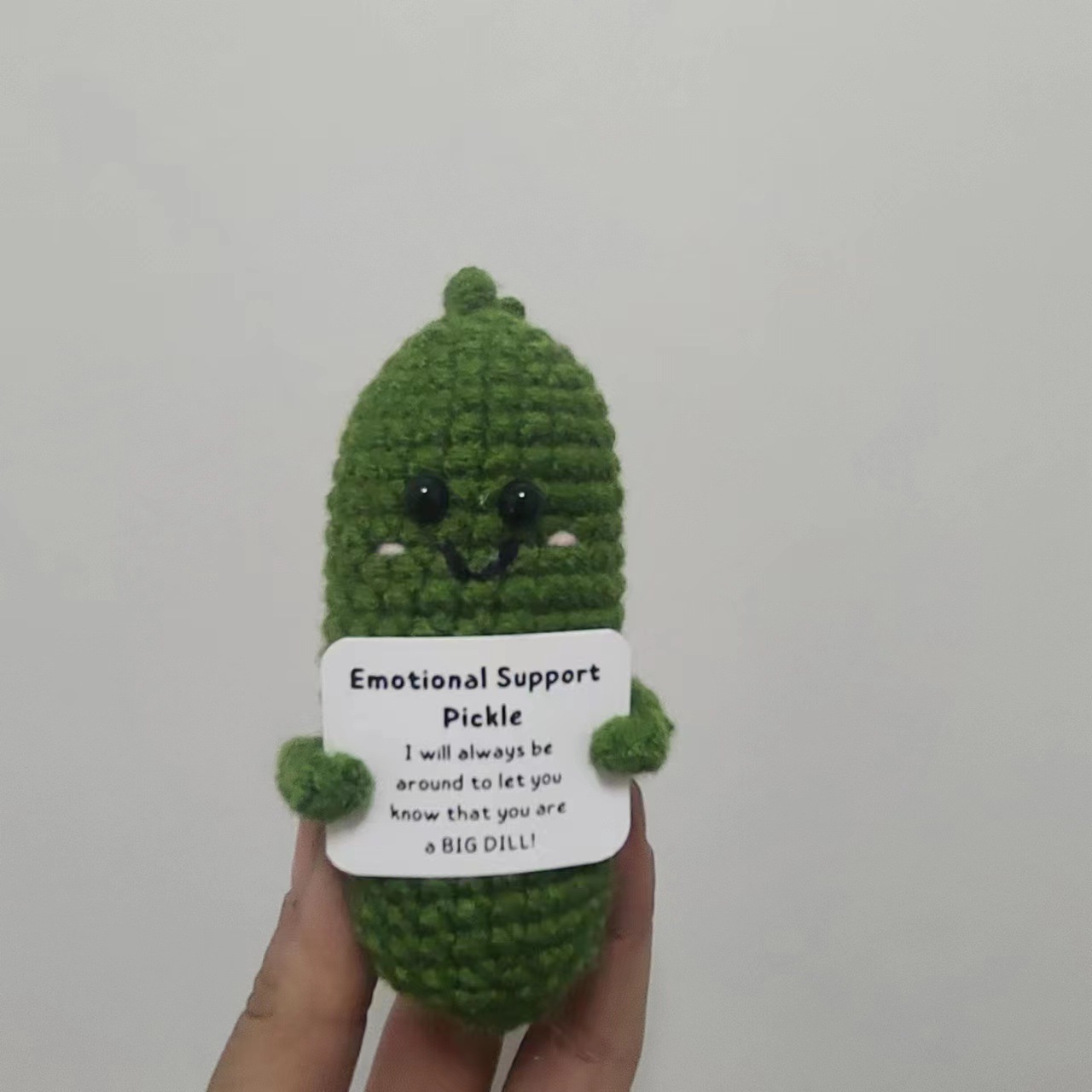 Picture of A Handmade Wool Woven Pendant Internet Celebrity Funny Positive Energy Vegetable Finished Fruit Doll Ornaments Pendant