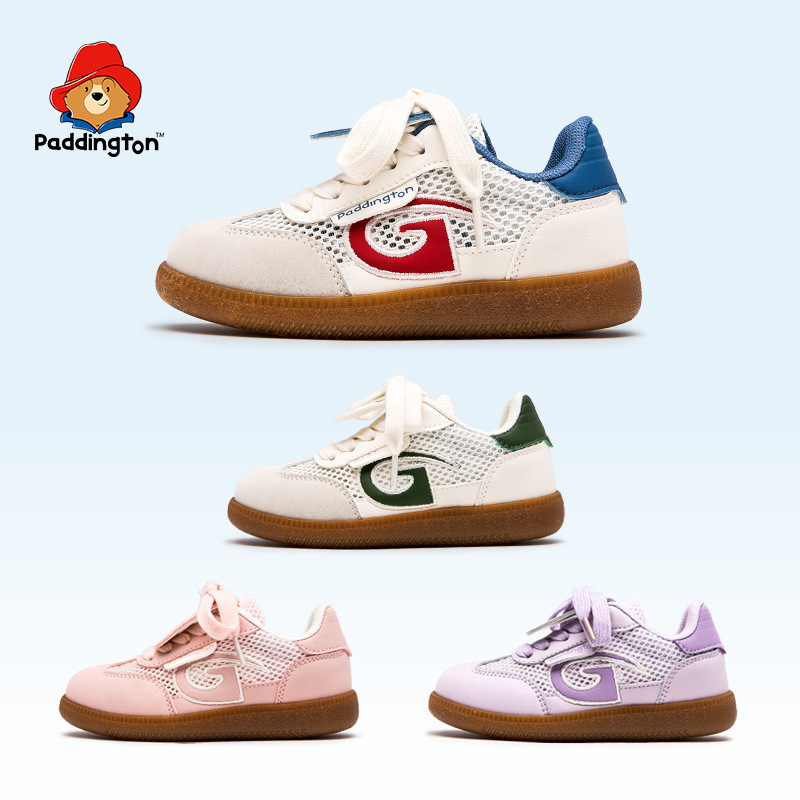 genuine goods Paddington Bear 2025 Summer New Children's sneaker Children's Velcro Outdoor Casual Children's Shoes