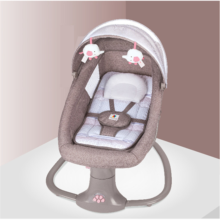 Picture of Baby Electric Rocking Chair Baby Coaxing Baby Sleeping Artifact Newborn Cradle Bed Kidsren's Soothing Chair Recliner 0-3 Years Old