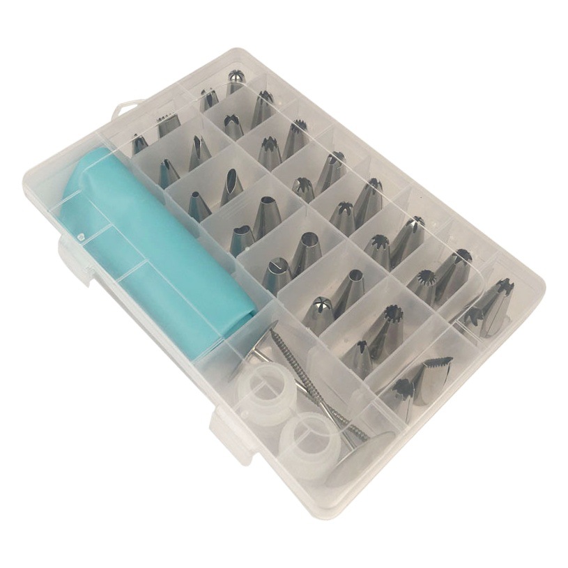 32-Head pastry nozzle baking suit pastry machine pastry bag Korean pastry tool box for cake baking tools
