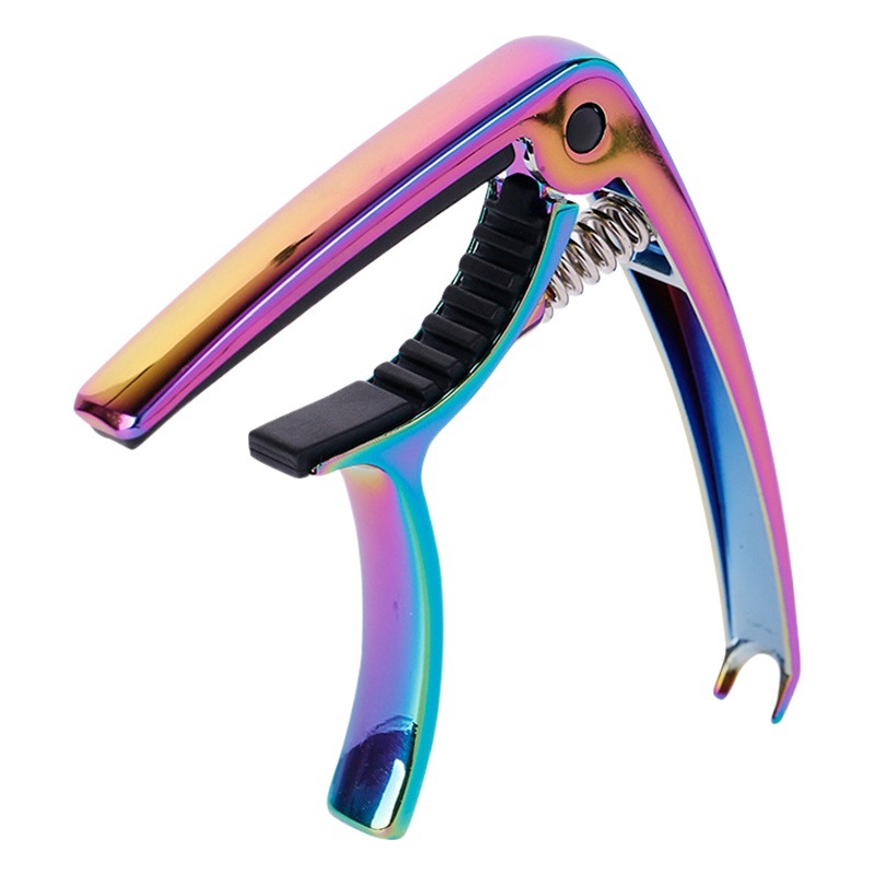 Meimaos folk guitar colorful metal capo zinc alloy nail shift tone two-in-one capo capo