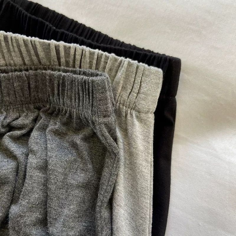 Picture of Modal Cotton Women's Shorts Spring and Summer Sports Leisure Home Fart Curtain Loose Outer Wear High Waist Wide Leg Pajama Pants Thin