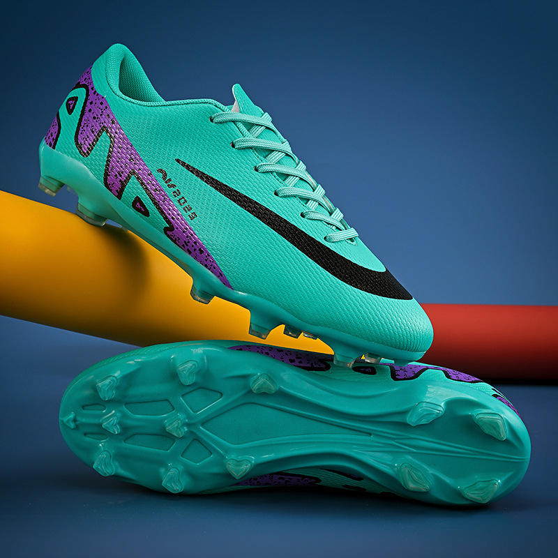 Cross-Border Popular Impulse 5-Color Children's and Teenagers' Cross-Border Long Spike Anti-Slip Soccer Shoes