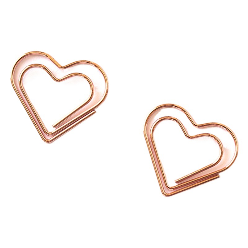 Love paper clip wholesalecolor creative paper clip office stationery metal rotary needle cartoon needle