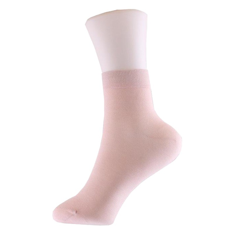 Huaye Can Be Worn in All Seasons, Women's Silk Short Socks, Thin Warm Mulberry Silk Knitted Mid-Calf Socks, Breathable and Comfortable
