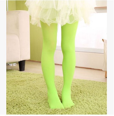 Picture of Dance socks wholesale spring and summer thin high elastic children's bottoming pants ballet white velvet 80d pantyhose