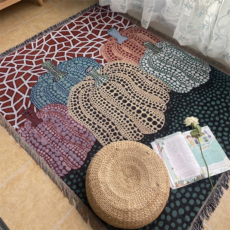 Picture of Cross-border World Famous Painting Line Blanket Casual Decorative Sofa Towel Blanket Tapery Carpet Bed End Blanket Table Top Decorative Cover Cloth