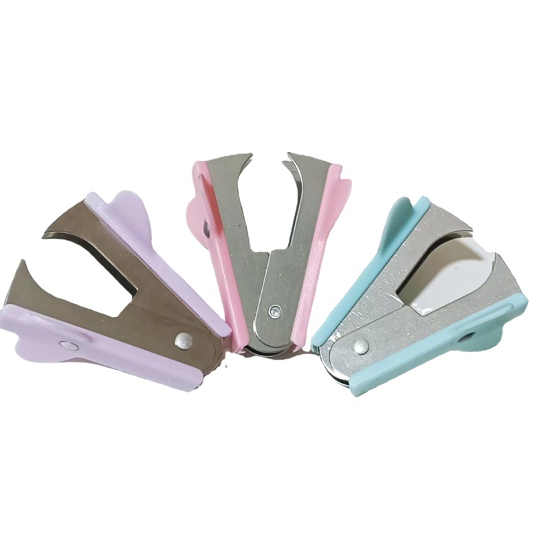 Factory Cross-border Mini Nail Remover Macaron Color Nail Remover Labor-saving Nail Remover Office Stapler Nail Accessories