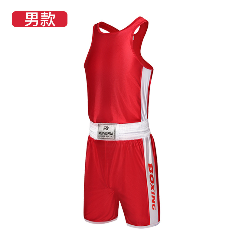 Picture of Kang Rui Boxing Suit Sanda Suit Boxing Suit suit Sanda Boxing Muay Thai Practice Suit Factory Wholesale