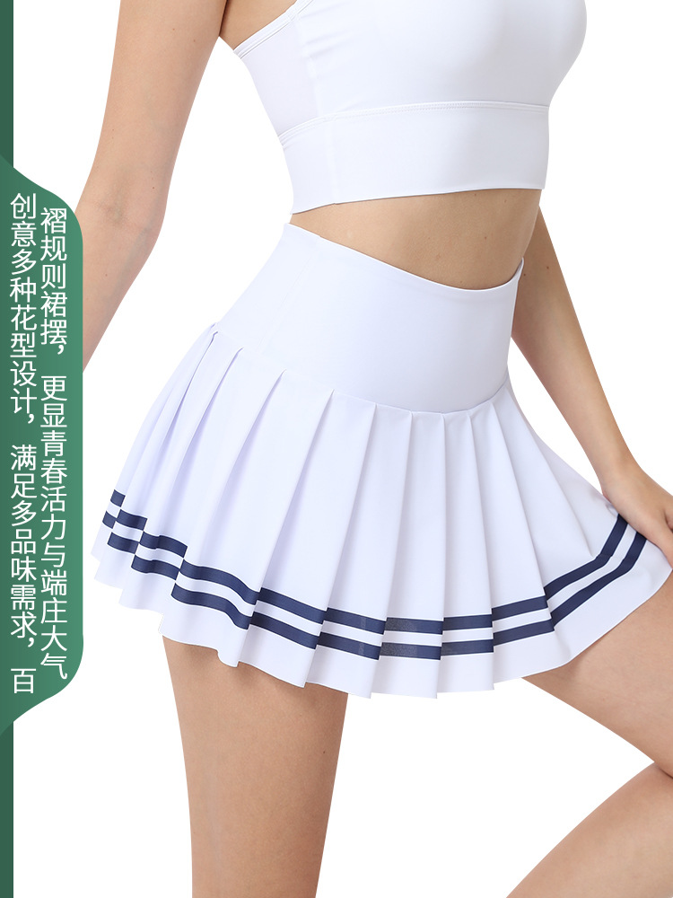 Jk Bar Printed Badminton Tennis Skirt Fitness Yoga Pleated Skirt Outdoor Running Short Sports Skirt Amazon