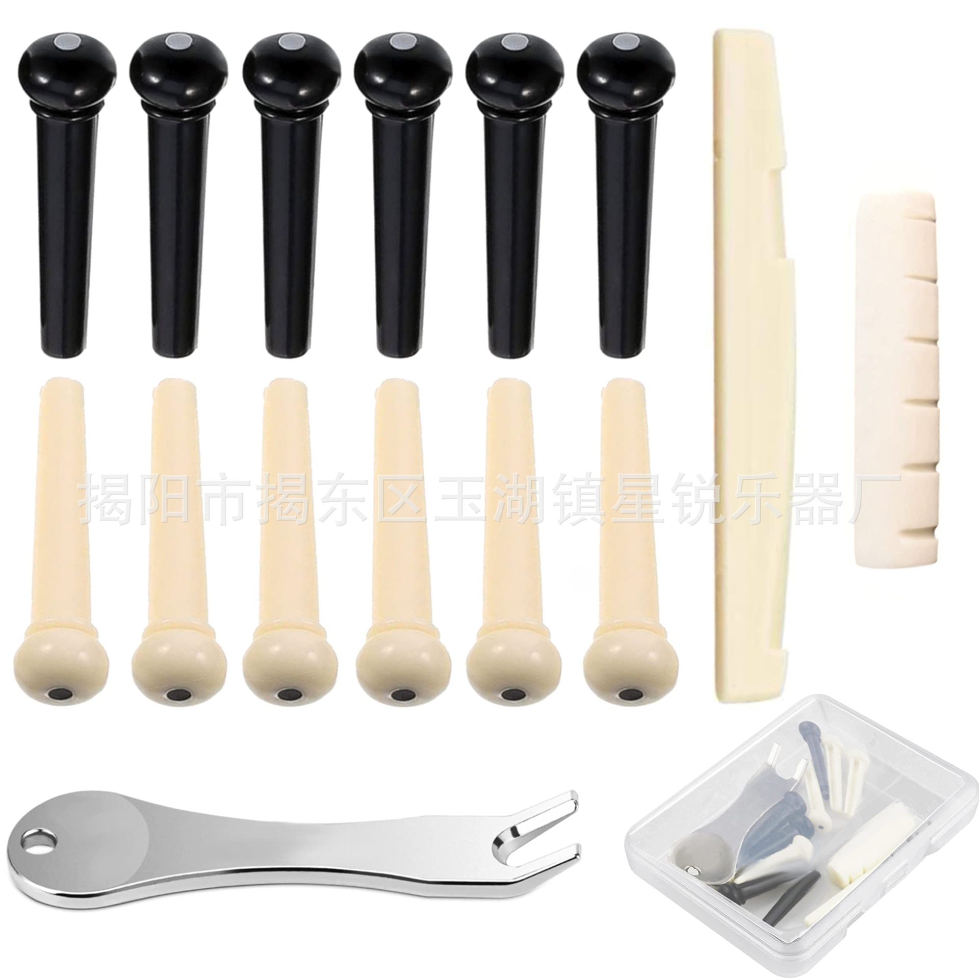 Picture of Guitar string nail acoustic guitar bridge pin guitar bridge guitar bridge guitar nail guitar part