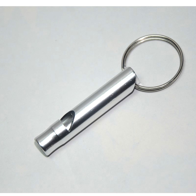 Picture of Small Aluminum Alloy Whistle Lifesaving Whistle Referee Training Whistle Outdoor Portable Aluminum Alloy Whistle