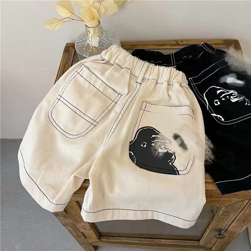 Children's Shorts 2025 Summer New Korean Style Casual Sports Pants for Boys and Girls, Baby Five-Quarter Pants, Cross-Border Hot Style
