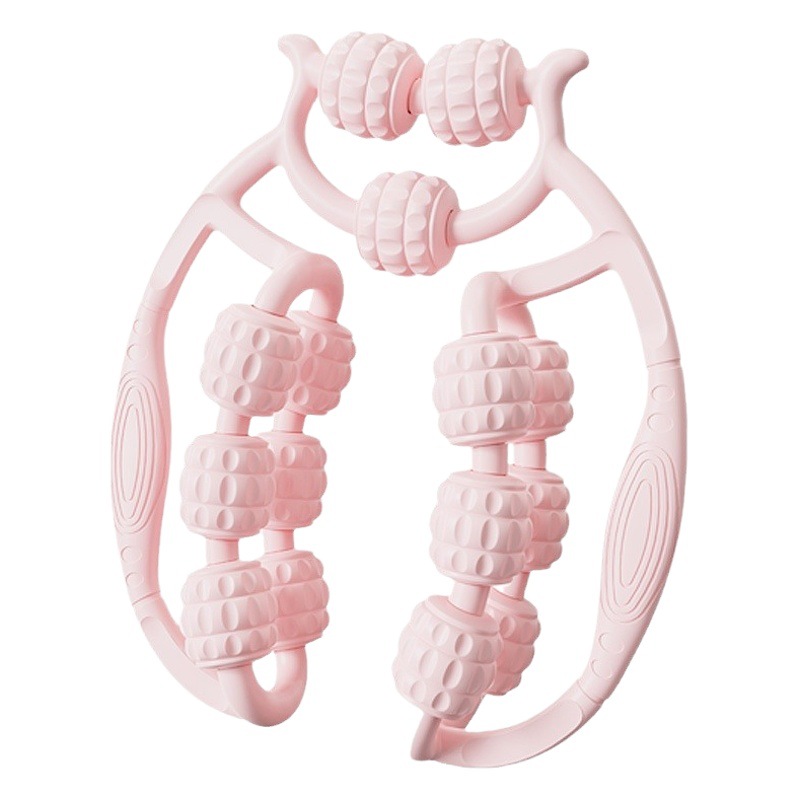 Fifteen-Wheel Leg Clamp Device, 15-Wheel Circular Double-Row Leg Beauty Tool, Massage Leg Muscles, Relaxation Device, Foam Roller