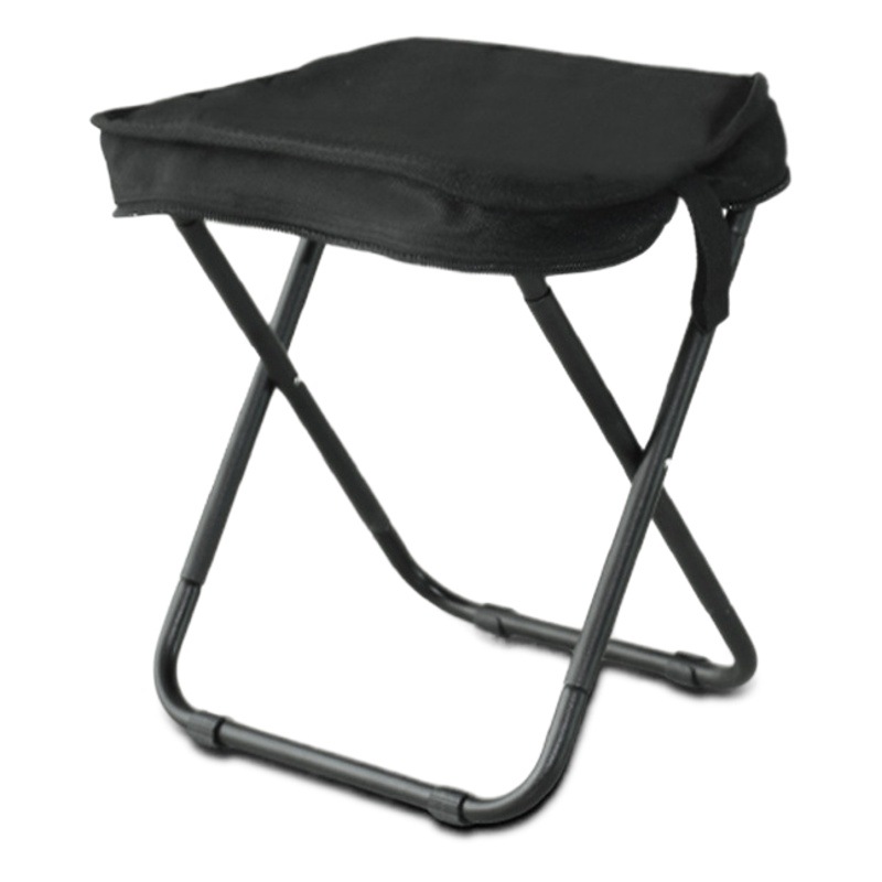 Picture of Thickened Aluminum Alloy Outdoor Folding Stool Portable Camping Articles Handbag Stool Folding Camping Fishing Maza Stool