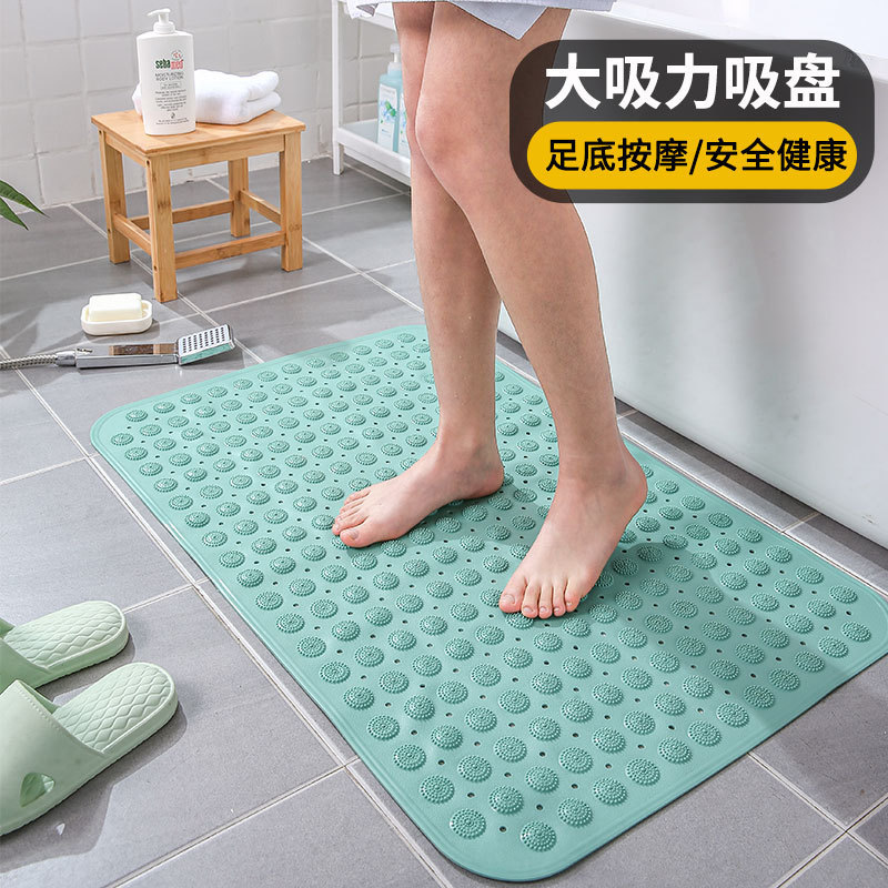 Explosions pvc bathroom anti-slip mat anti-fall hotel bathroom massage mat thickened foot mat mildew proof tasteless