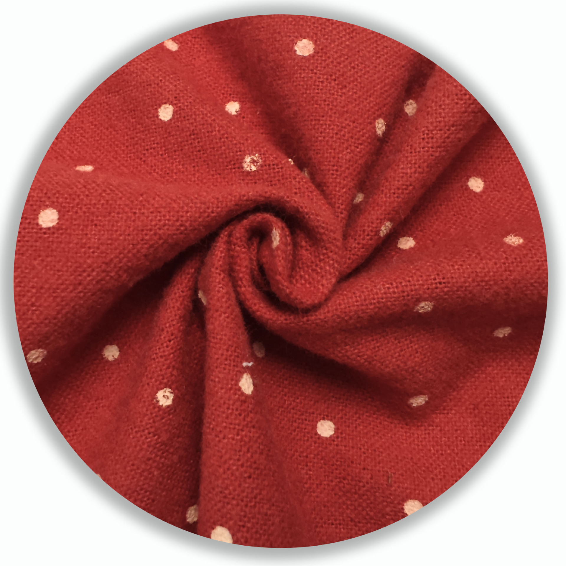 Picture of Autumn and Winter Cotton Sanding Modern 0.2 Dot Printed Fabric Jacket Skirt Children's Clothing Hanfu Fabric Home Boutique