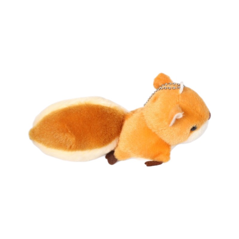 Picture of Net red new cute doll big tail squirrel small pendant doll plush toy keychain doll wholesale