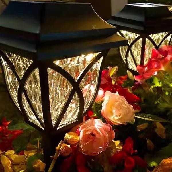 Picture of Solar outdoor lights home patio lawn lights floor plug-in lighting garden arrangement waterproof decorative ambient lights