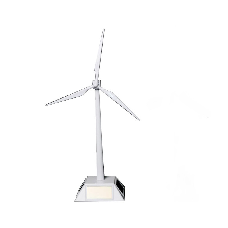 Picture of Solar windmill model wind power generation system teaching environmental protection scientific experiment assembled puzzle rotating ornaments