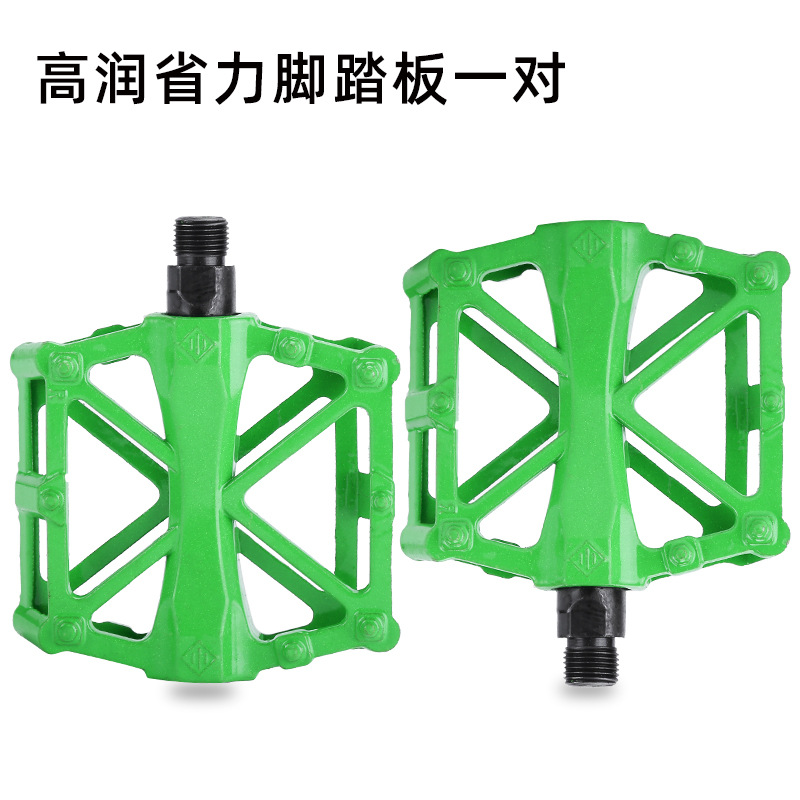 Picture of Cross-Border Aluminum Alloy Double-Bead Pedals Bicycle Ball Pedals Mountain Bike Aluminum Alloy Pedals X-Shaped Pedals