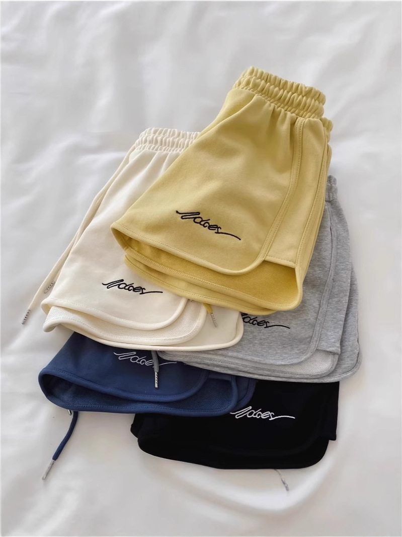 Picture of 2025 Summer Sports Shorts for Women, Loose Outer Wear, Running Home Pajamas, High-Waisted Casual Wide-Leg Pants, Yoga Hot Pants