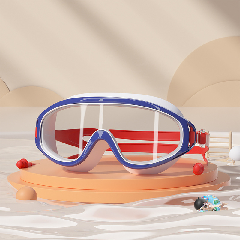 Picture of Youyou children's swimming goggles boys and girls swimming equipment glasses waterproof anti-fog frame professional diving swimming goggles wholesale
