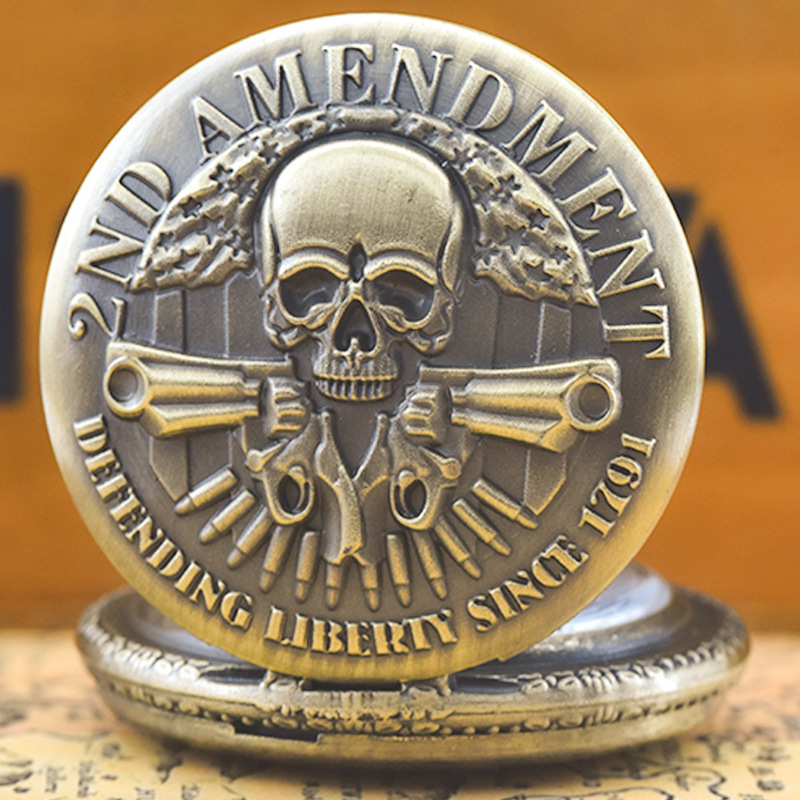 Cross-border Halloween Foreign Trade Cartoon Pocket Watch Features Neutral Watch Christmas Night Tight Ancient Large Pocket Watch Manufacturers