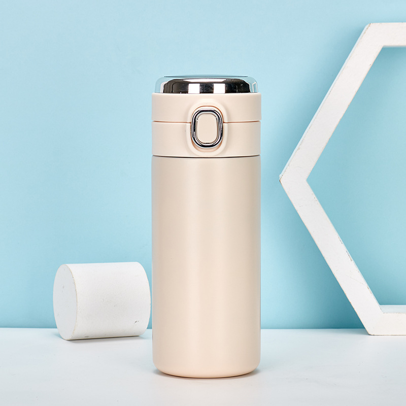 Picture of New 304 stainless steel simple bounce cover pea Cup student fresh mini portable thermos cup wholesale