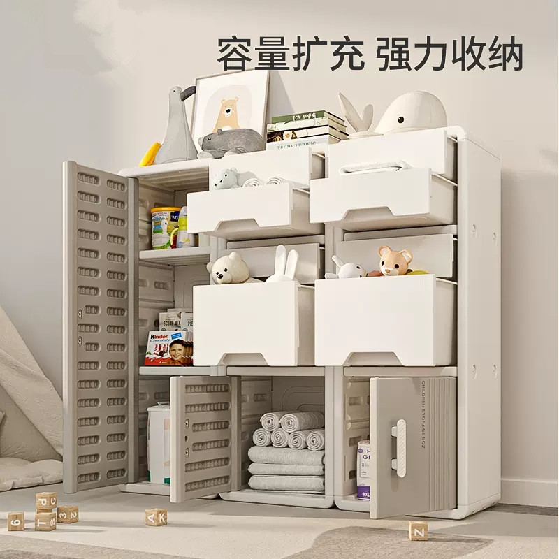Picture of babyviva Children's Storage Cabinet Multi-layer Drawer Type Baby Wardrobe Household Baby Toy Organizer Box Storage Cabinet