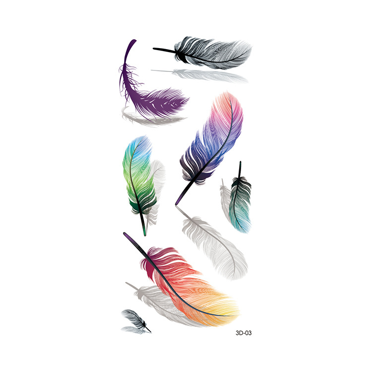 Picture of Spot Wholesale 3D Butterfly Waterproof Sweat Female Stereo Artificial Creative Temporary Stickers European and American Cross-Border Butterfly Tattoo Stickers