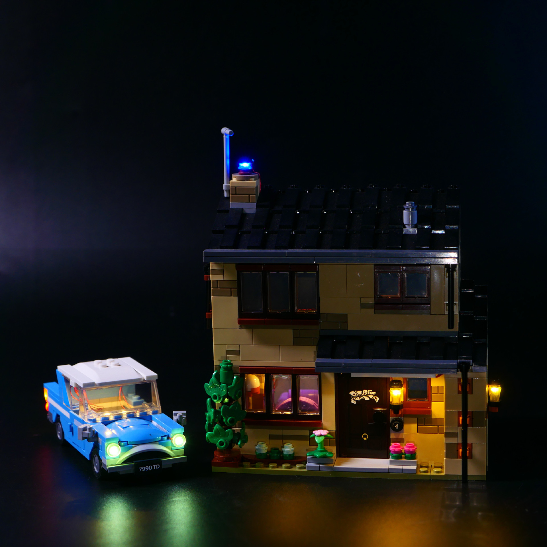 Picture of Building block lighting diy compatible Lego Harry Potter 75968 Privet Drive 4 building block LED remote control lighting