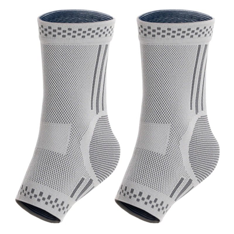 Graphene knitted ankle sprain protective gear ankle protective sleeve ankle recovery elastic self-heating protective cover breathable