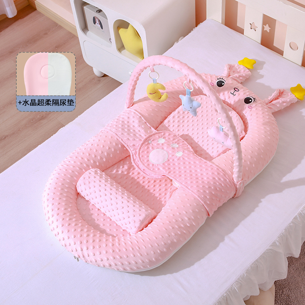 Picture of Bed-in-bed baby newborn baby anti-startling soothing bed slope sleeping mat bionic landing wake up to coax sleep artifact