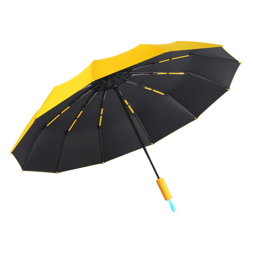72-Bone Strong Automatic Sunshade Umbrella Sunscreen Women's Sun Umbrella Sunny and Rainy Dual-Use Folding Large Men's Umbrella Customized