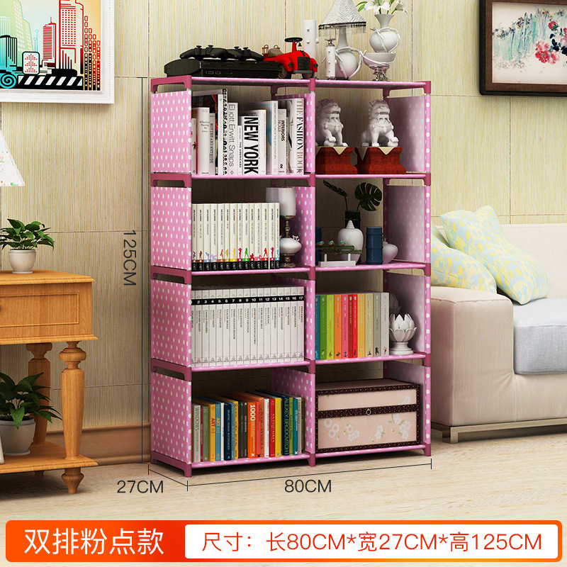 Picture of Bookcase trapezoidal bookshelf multi-layer combination bookcase shelf children student bookshelf classroom locker storage bookshelf