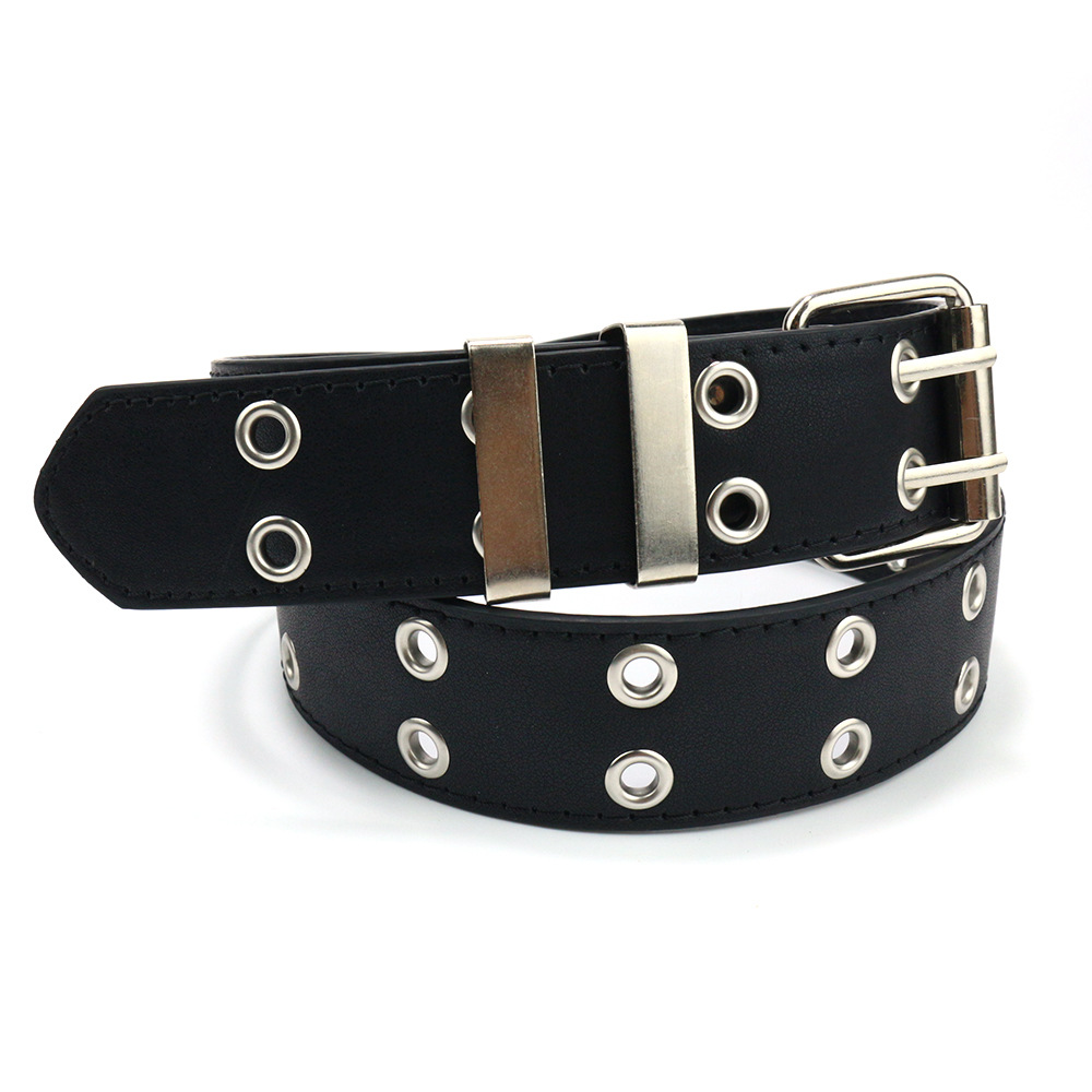 Picture of Cross-border punk belt women's decorative all-match y2k niche design pink chain jeans with eye belt