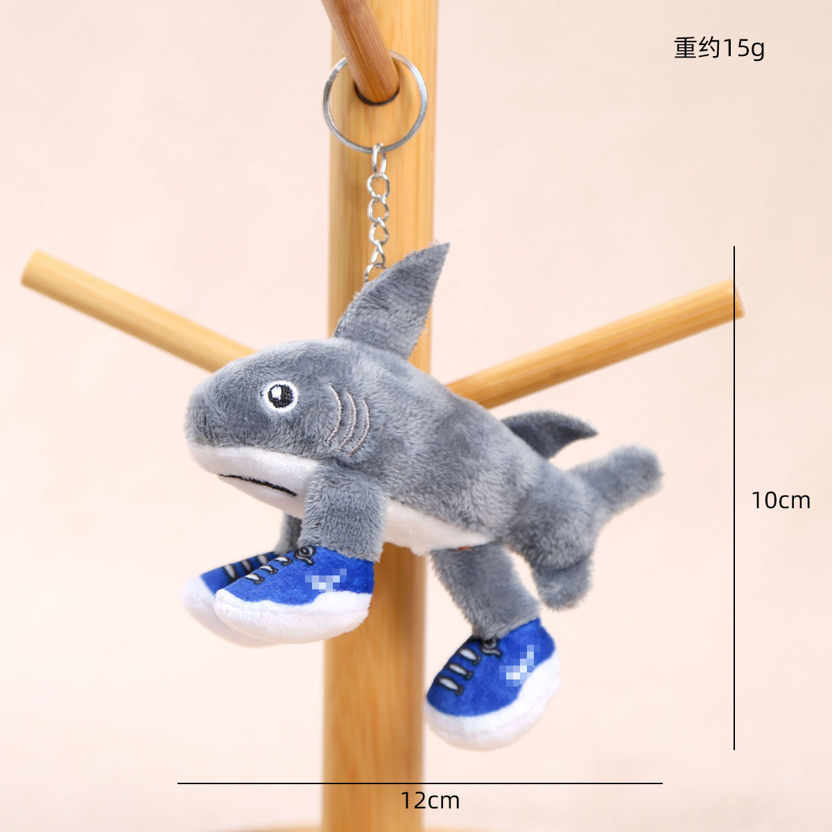 Picture of Ai Shan Hai Jing Tungtung Tungsahur Cross-Border Doll Toy Wooden Stick Plush Keychain Small Pendant
