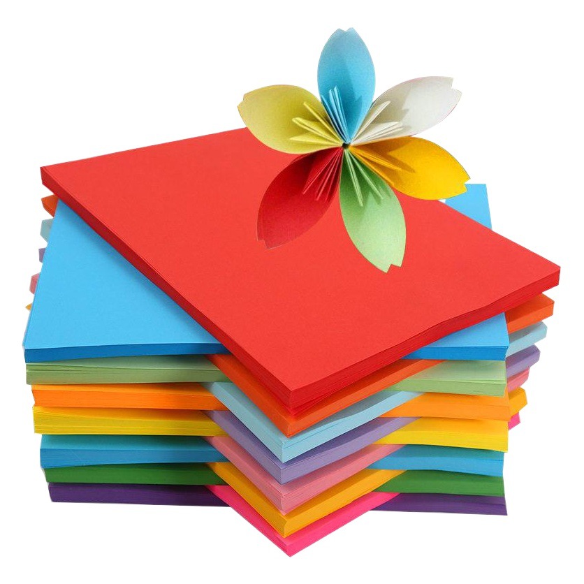 Color printing paper a4 color paper handmade paper 70g 80g copy paper square color paper thousand paper crane origami
