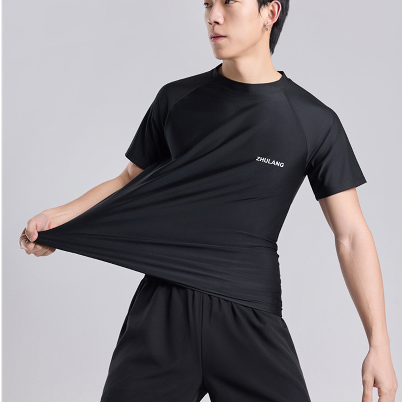 Swimming Suit Men's Training Swimming Suit Adult Split plus size Swimming Trunks Five-point Sun Protection suit Beach Men's Swimsuit New