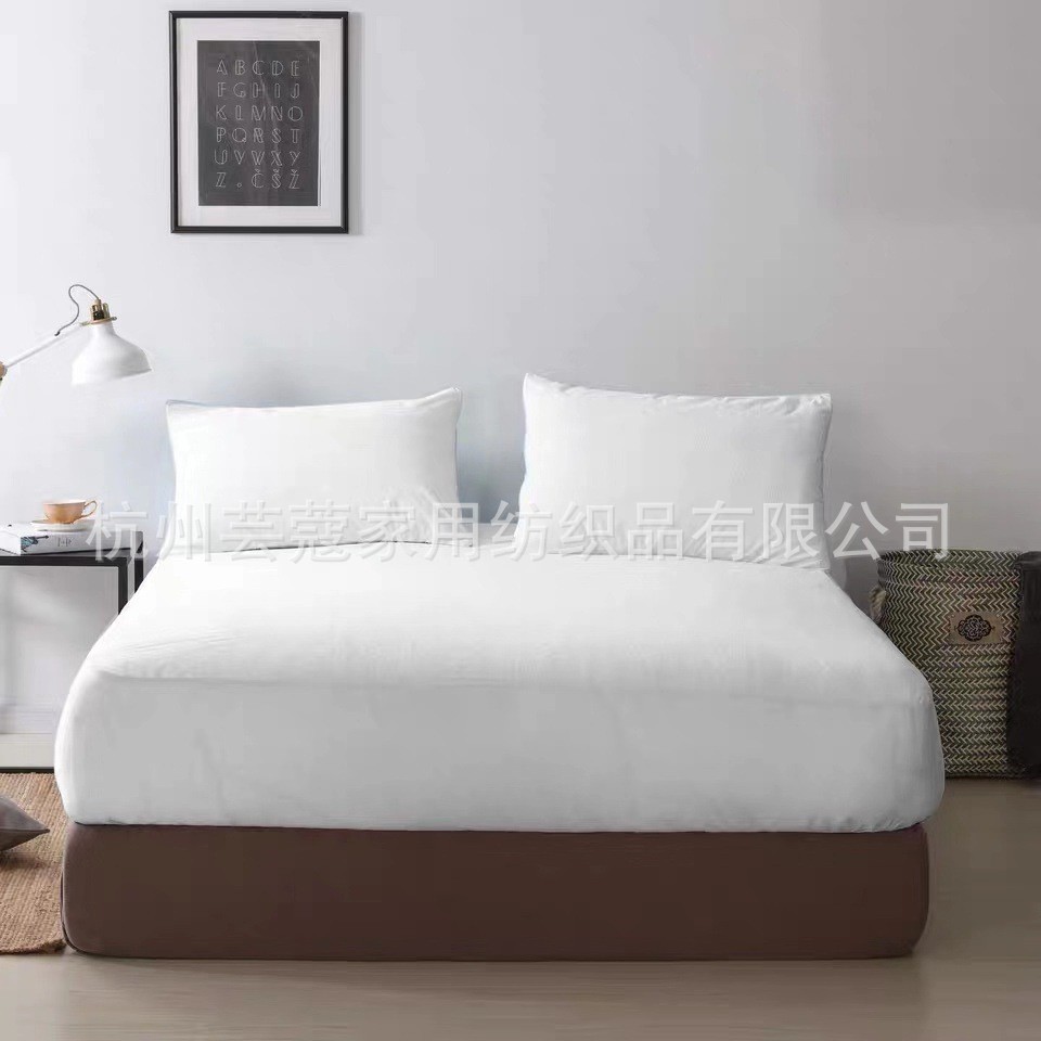 Picture of Amazon Waterproof Sheet Bed Cover Urine Barrier Mattress Cover Thickened Quilted Simmons Protective Cover Wholesale Washable