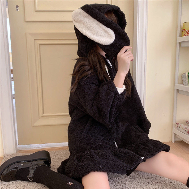 Picture of 2022 Fashionable Stuffed Rabbit Sweater Jacket Women's Autumn and Winter Style