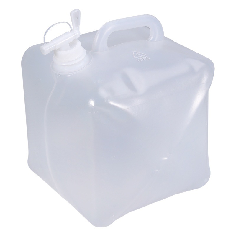 Lining soft bag bucket large capacity portable car outdoor folding car bucket with faucet 10-20L liter soft water bag